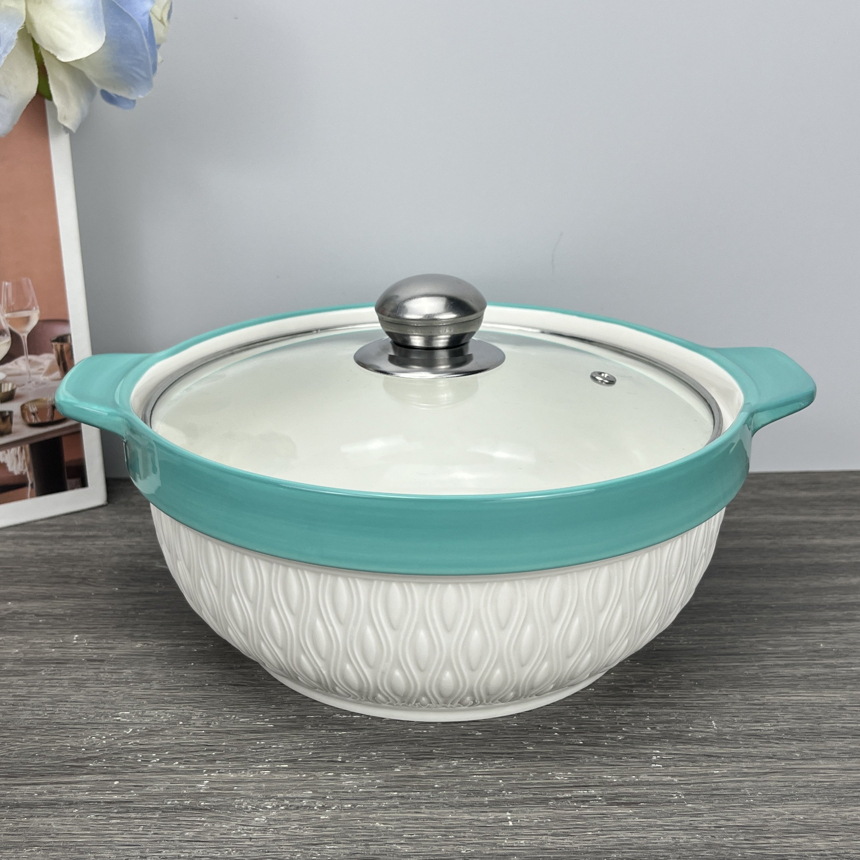 Kitchen Products Pot Supplies Items non stick Cookware Sets Dinnerware Utensils Ceramic Soup Pot Cooking Pot Sets