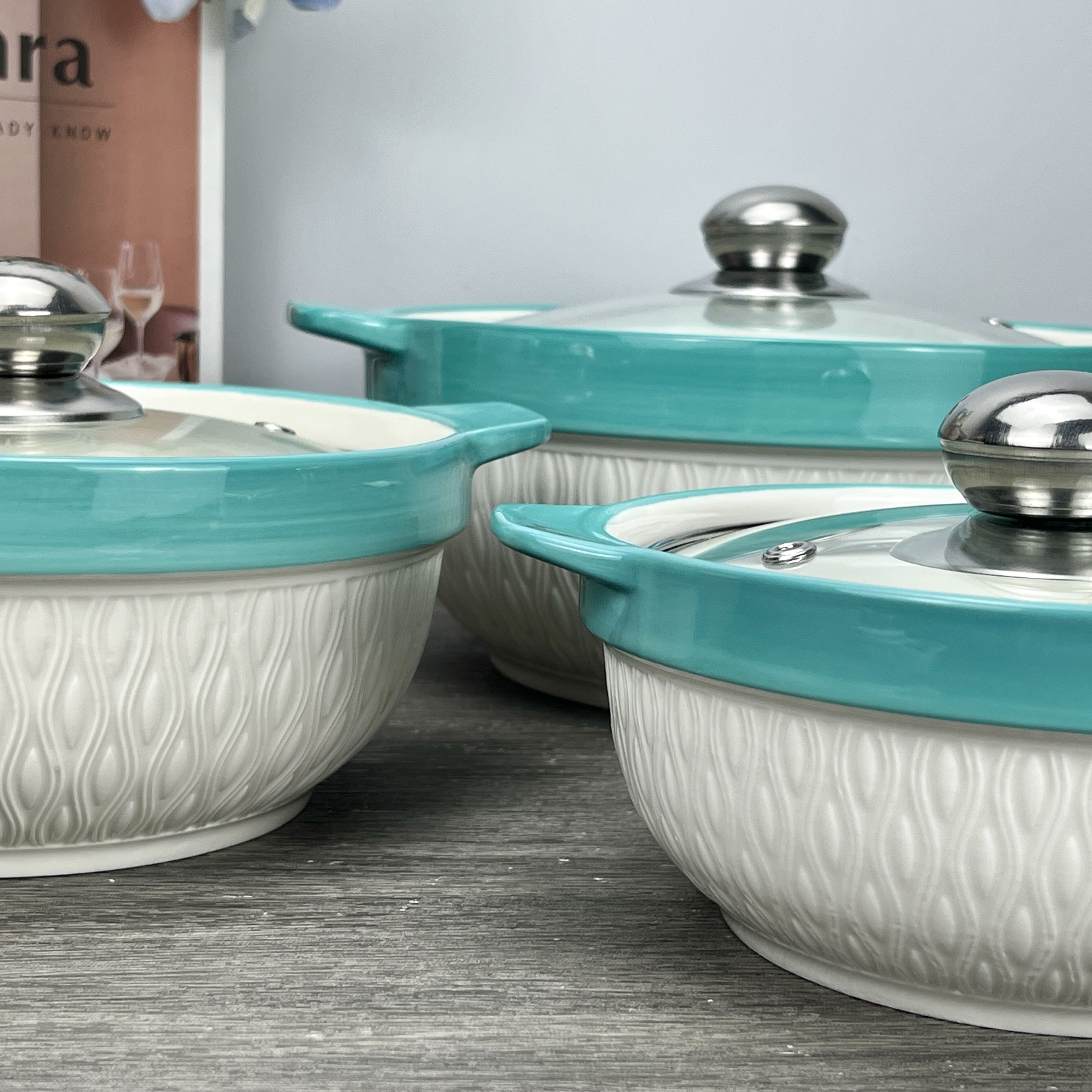 Kitchen Products Pot Supplies Items non stick Cookware Sets Dinnerware Utensils Ceramic Soup Pot Cooking Pot Sets