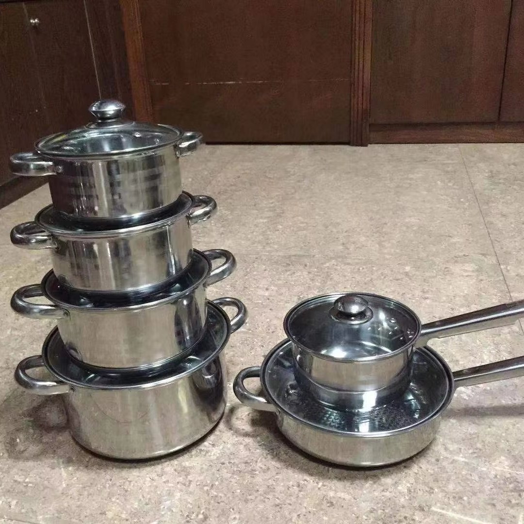 Wholesale High Quality German Style Stainless Steel Cookware Set