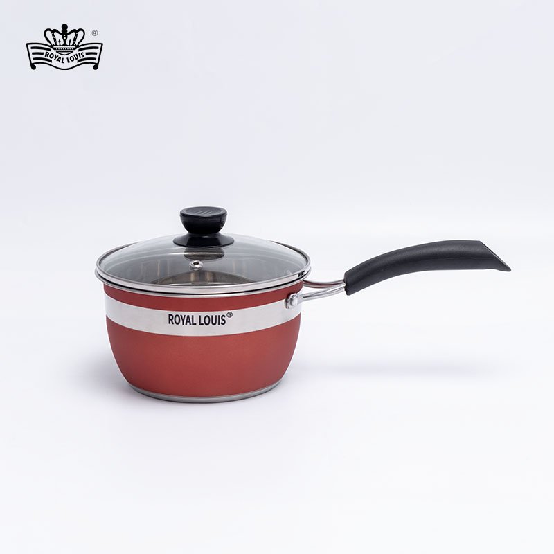 22/24/26cm Non Stick Pot Set With Anti-Scald Handle Periuk Cookware Set Less Smoky Easy Clean Kitchenware cookware sets