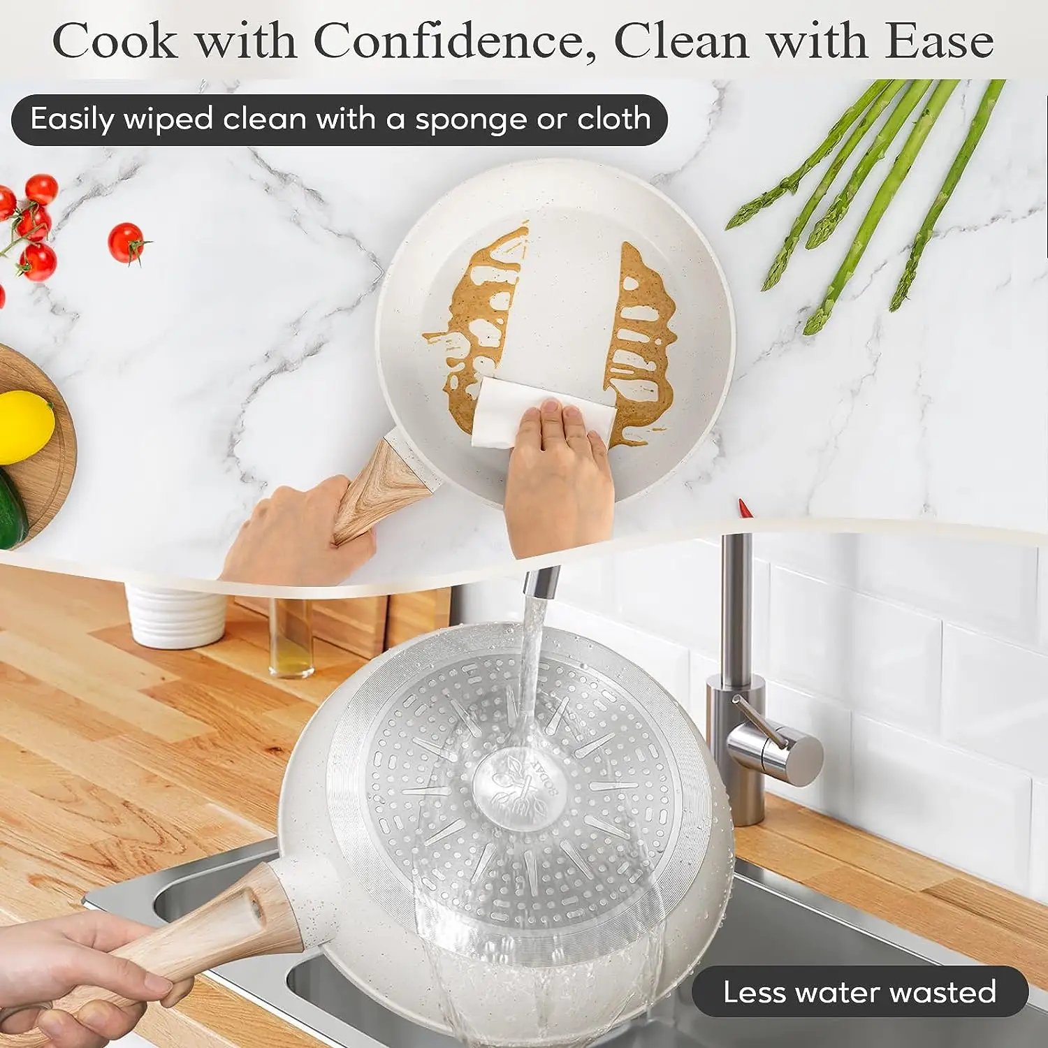 Can Kitchen Nonstick Kitchen Cooking Pots And Pans Set Granite Cookware Set With Induction Bottom