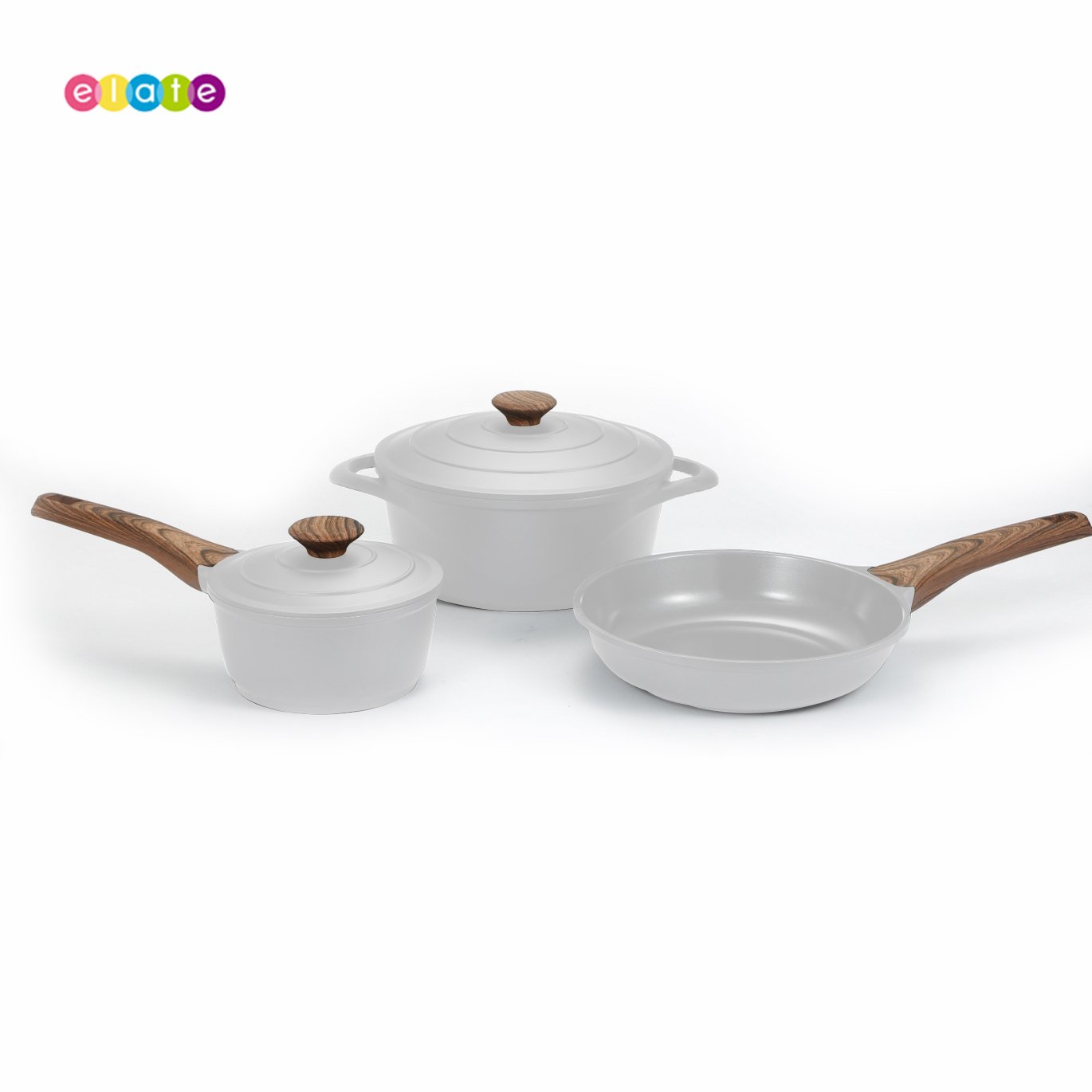 Top Selling Aluminum Nonstick Coating Pan And Pot Large Capacity Soup Pot Kitchenware Cookware Sets