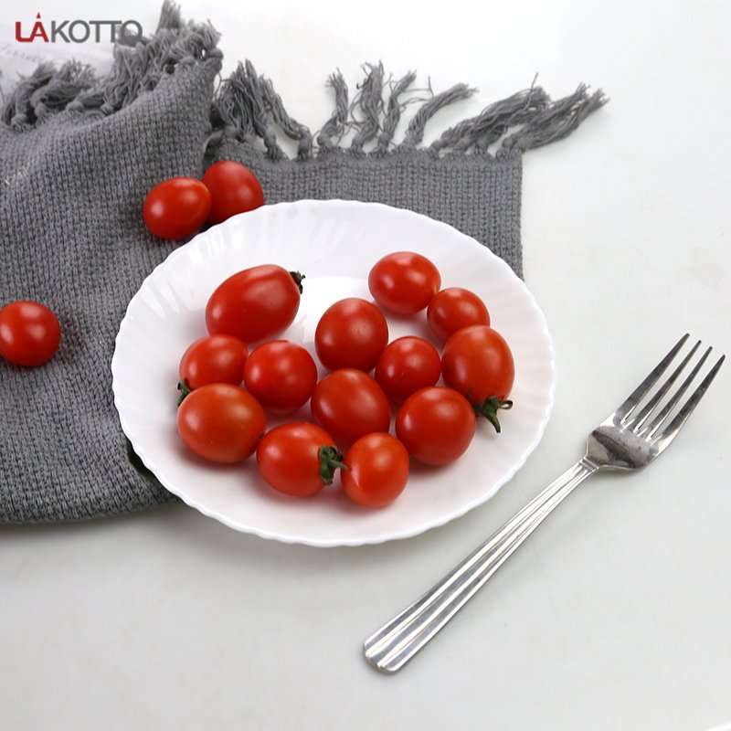 Dinner Plate Set Glass Plate Wholesale Opal Glass New Classic Customized Restaurant Carton Minimalist Round Soup Dish Engraving
