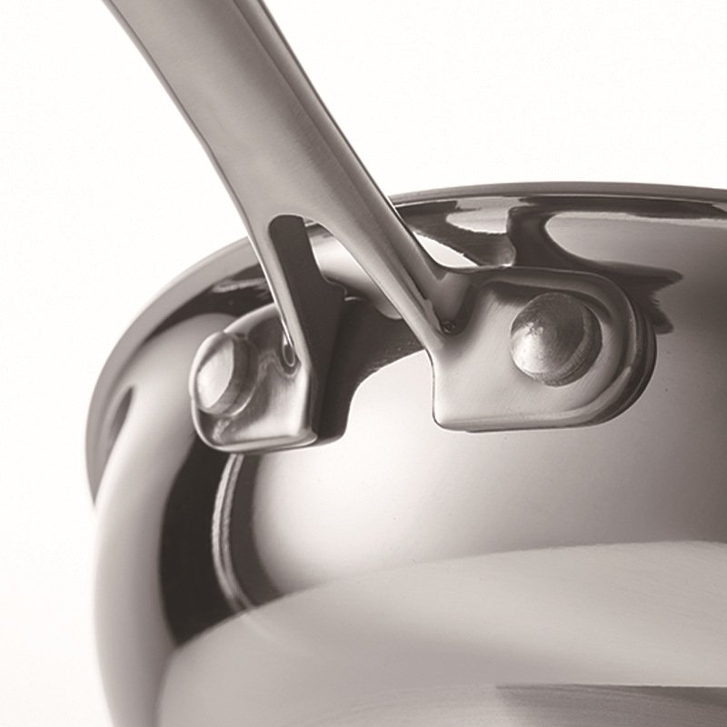Fry Pan 304 Stainless Steel Tri-Ply Clad 24/26/28cm