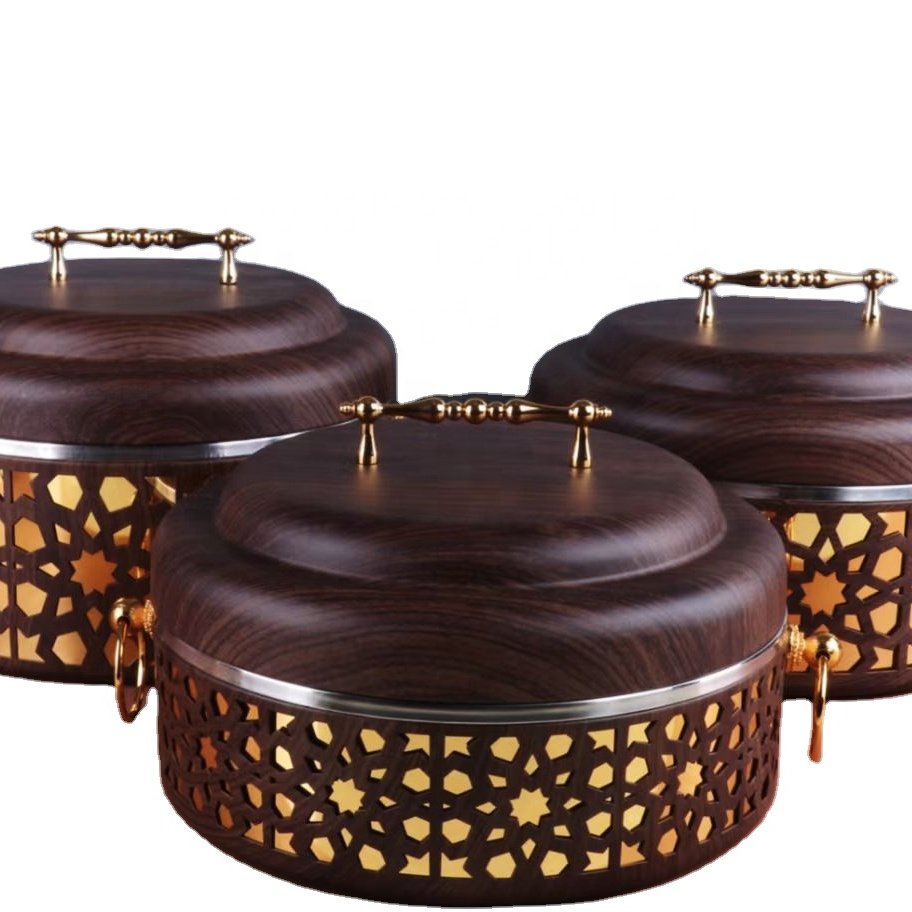Hot Plate For Food Warmer ABS+Stainless Steel Insulated Food Warmer Casserole Cookwares Set