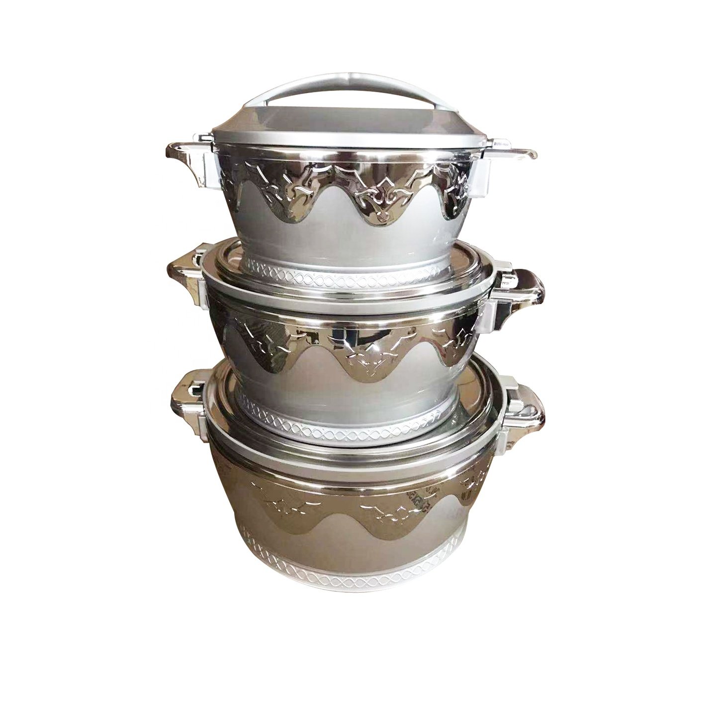 New style Double layer heat preservation ABS printing pot dish set