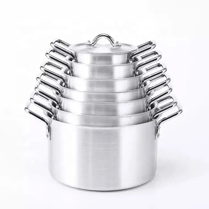 Home Party 14pcs aluminium casserole cookware set Country cooking pot set non-stick cookware cooking pot