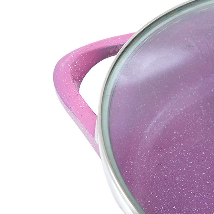 hollas de cocina en rosa kitchen tools gadgets non stick cookware set