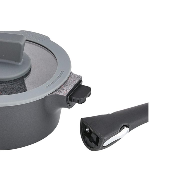 Casserole Kitchen Pots Pan Nonstick Cookware Sets Design Aluminum 2023 Multifunctional New Metal Customized Logo Color Box