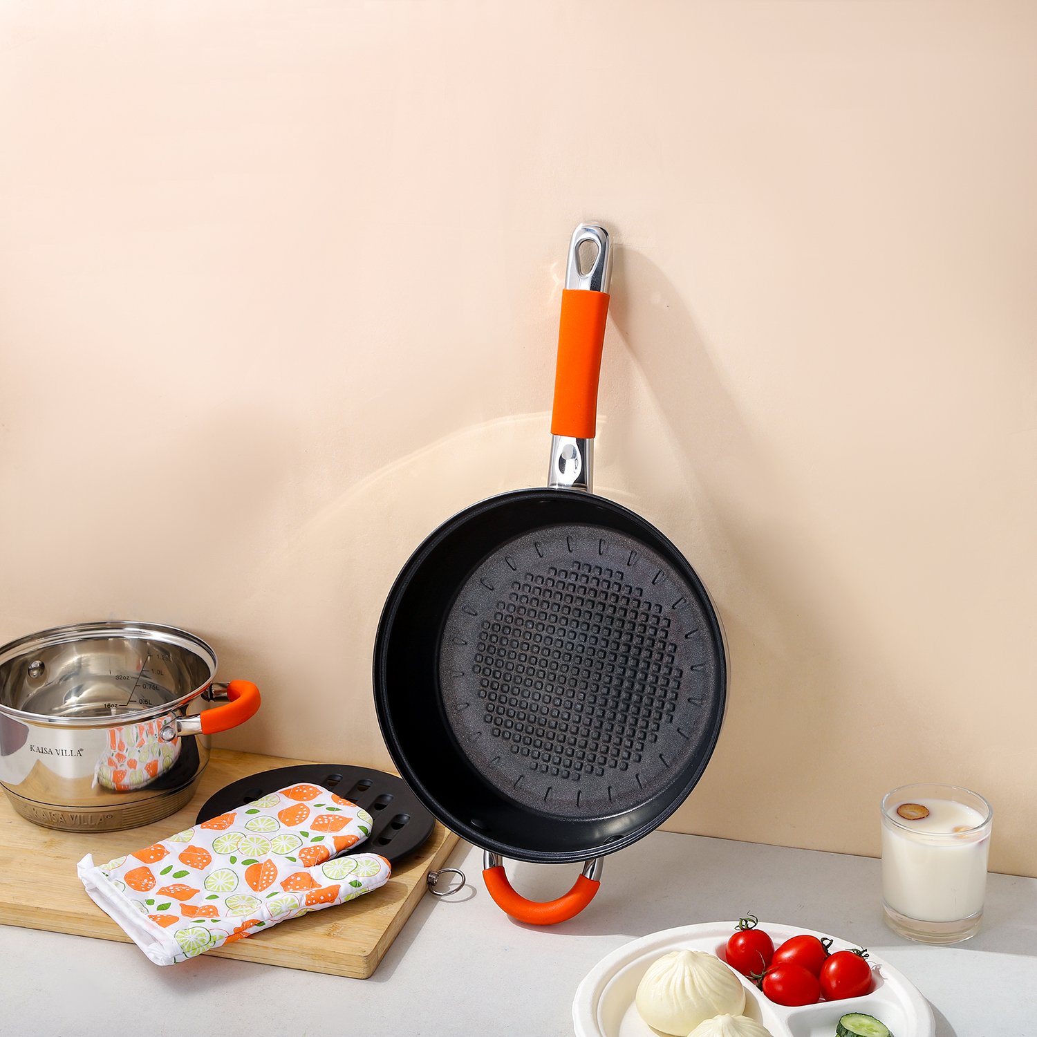KAISA VILLA KV-6671 High Quality Stainless Steel Cookware Sets Pots & Pans Cooking Pots soup & stock pots Kitchen ware sets