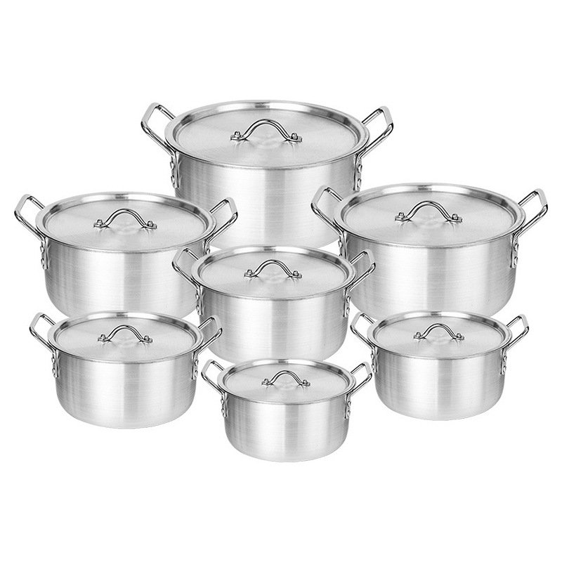 7 pieces of aluminum pot cover cooking aluminum pot cooking kitchenware kitchen cookware cooking