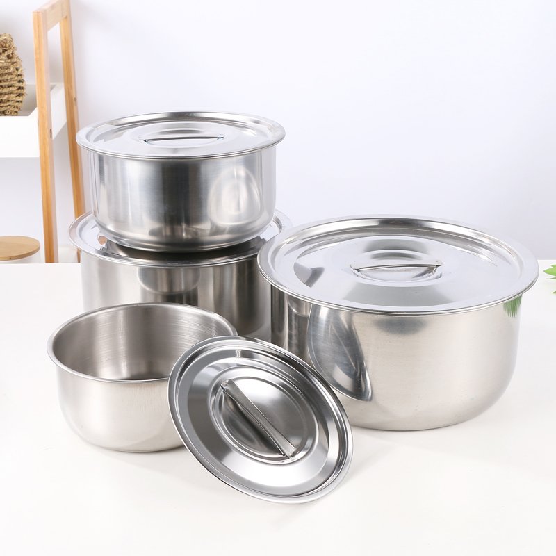 Cookware Set Stainless Steel Stock Pot Cooking Pot with Lid