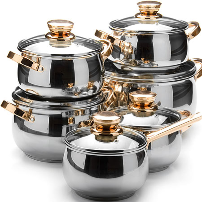 Cookware Sets Blue 33 Piece Pink And Gold Cookware Set 80 Pcs Kitchen Wooden Handle For Cookware