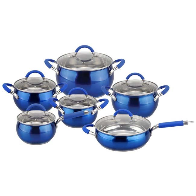 Collocated Freely Oem/odm Kitchen Cookingware Saucepan Casseroles Cooking Pot Set Stainless Steel Cookware Sets