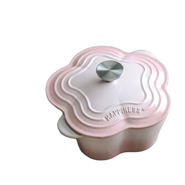 Most popular Customized Cast iron Cookware Sets non- stick enameled Dutch Oven pot