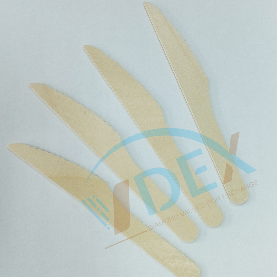 Disposable Natural biodegradable bulk birch wood spoon/forks/knives wooden cutlery utensil set wood tableware wooden knife