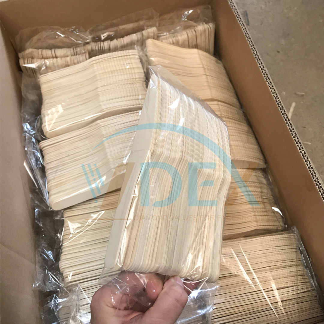 Disposable Natural biodegradable bulk birch wood spoon/forks/knives wooden cutlery utensil set wood tableware wooden knife