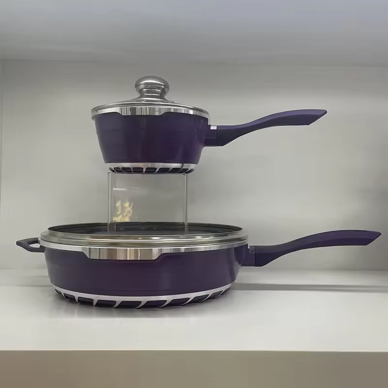 Professional Wholesale 10pcs Granite Pot Set Cooking Set Cookware Set With Nonstick Coating
