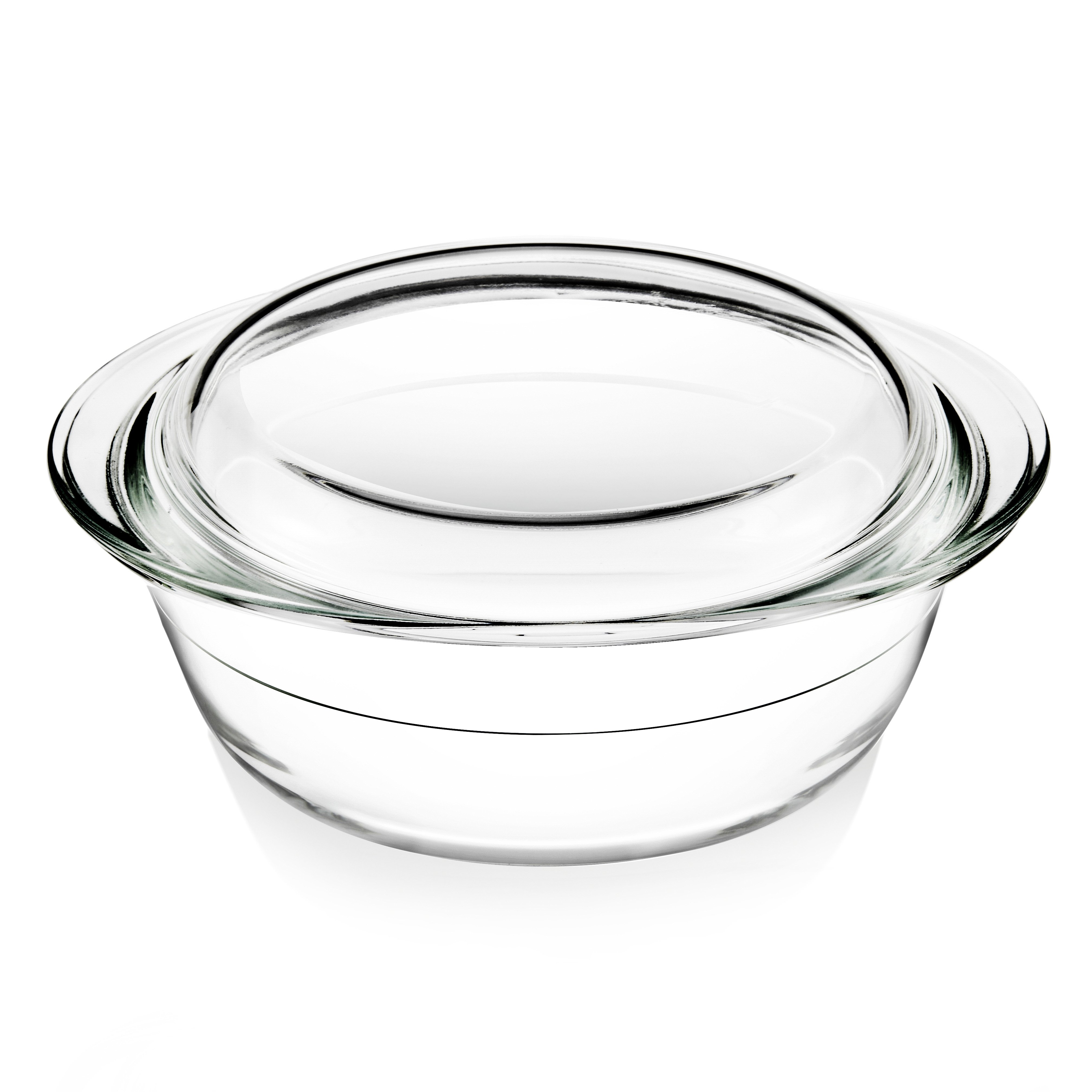 LINUO Hot Seller Casserole Food Dishes With Lids Glass Cookware Set