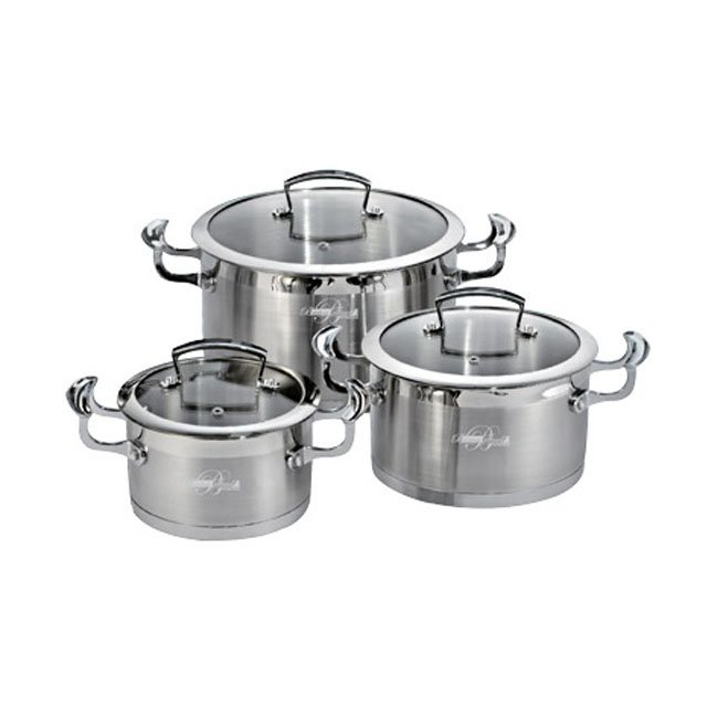 Most Popular Cookware Sets Olla de Precion Stainless Steel Cookware Pot Handles Cookware Set Cooking Pot Set