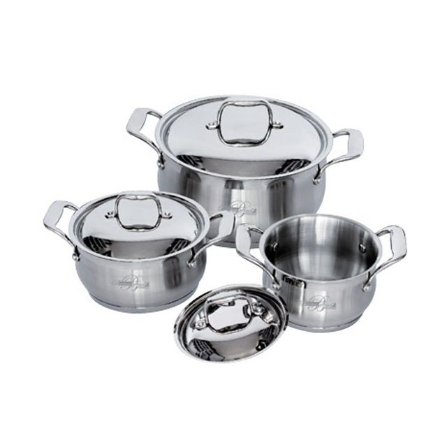 Most Popular Cookware Sets Olla de Precion Stainless Steel Cookware Pot Handles Cookware Set Cooking Pot Set