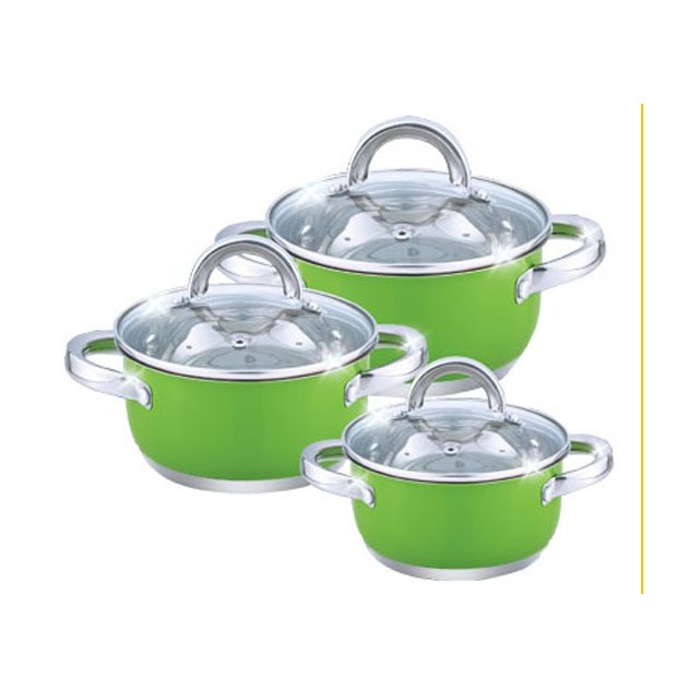 Most Popular Cookware Sets Olla de Precion Stainless Steel Cookware Pot Handles Cookware Set Cooking Pot Set