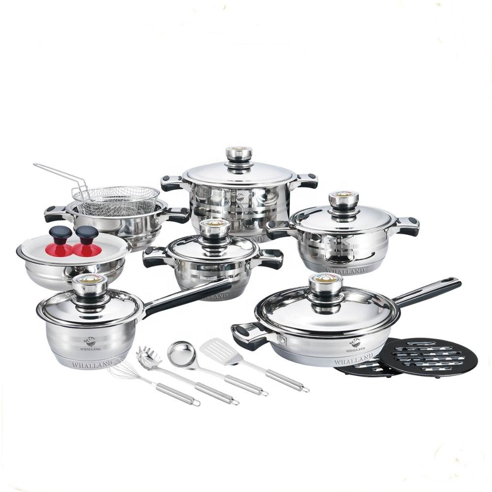 South Africa 24pc stainless steel cookware set for South Africa market MSF-3659