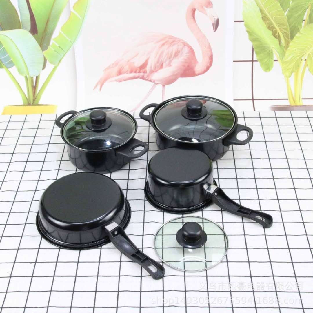 Best Price 13 pcs granite cookware set non stick frying pan aluminum cooking pots and pans set household utensils marble cookwa