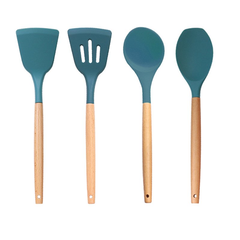 Manufacturer's Newly Designed Silicone Cookware Set Kitchen Utensils Set Silicone Cookware Set