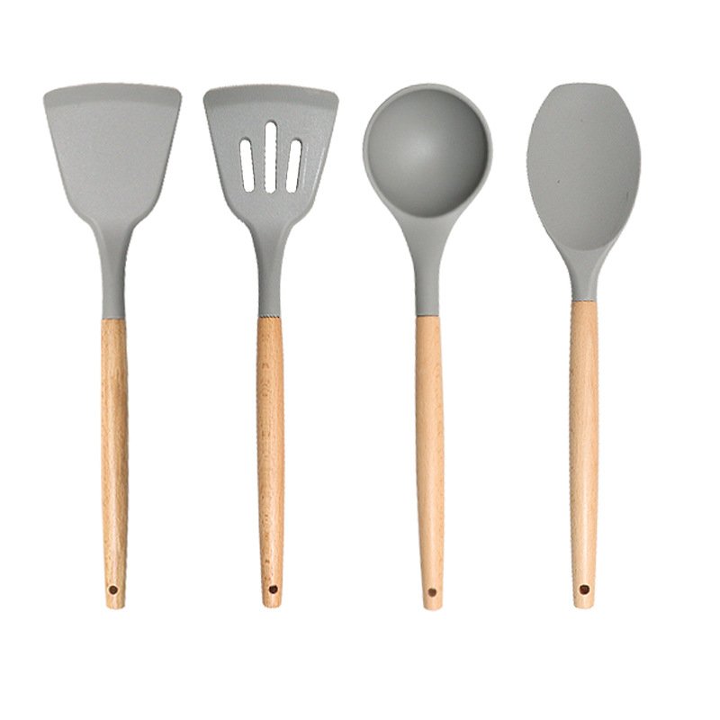 Manufacturer's Newly Designed Silicone Cookware Set Kitchen Utensils Set Silicone Cookware Set
