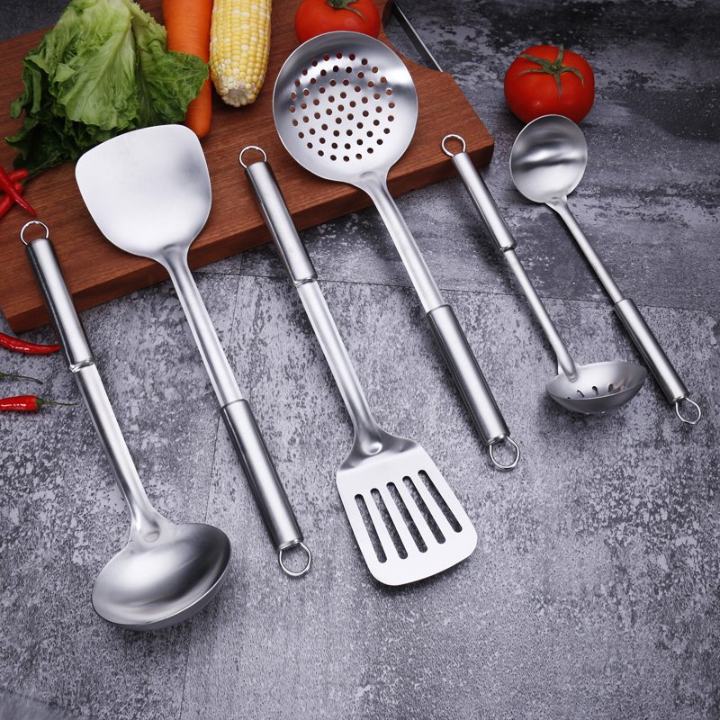 New Design Custom Kitchenware 7pcs set Colorful Stainless Steel Kitchen Utensils Set