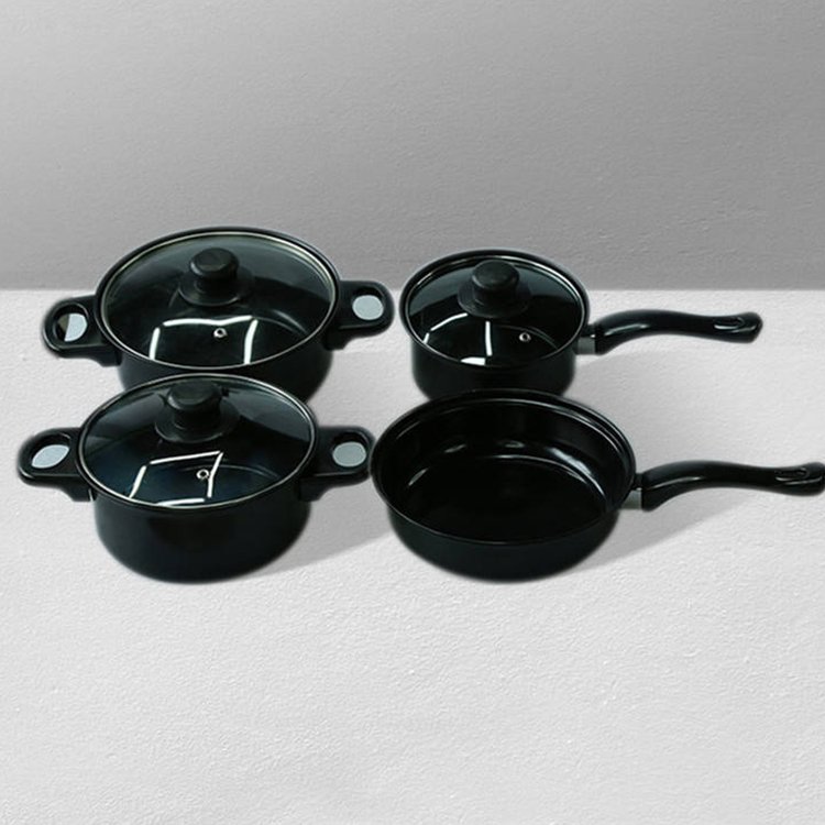 13 Pieces Cast Iron Nonstick Saucepan Cookware Sets Kitchen Tool Non Stick Pot Set