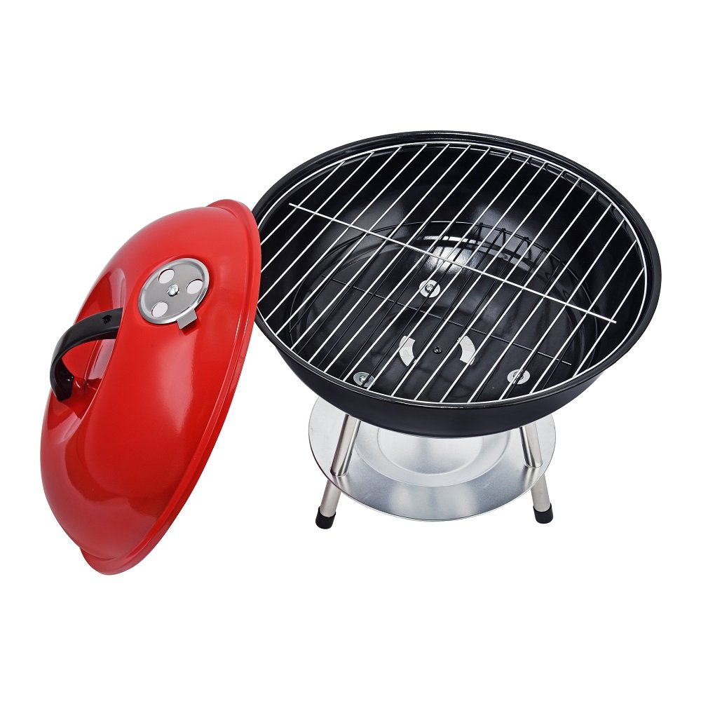 14 Inch Portable Small Charcoal BBQ Grills For Party BBQ Tools Cookware Sets