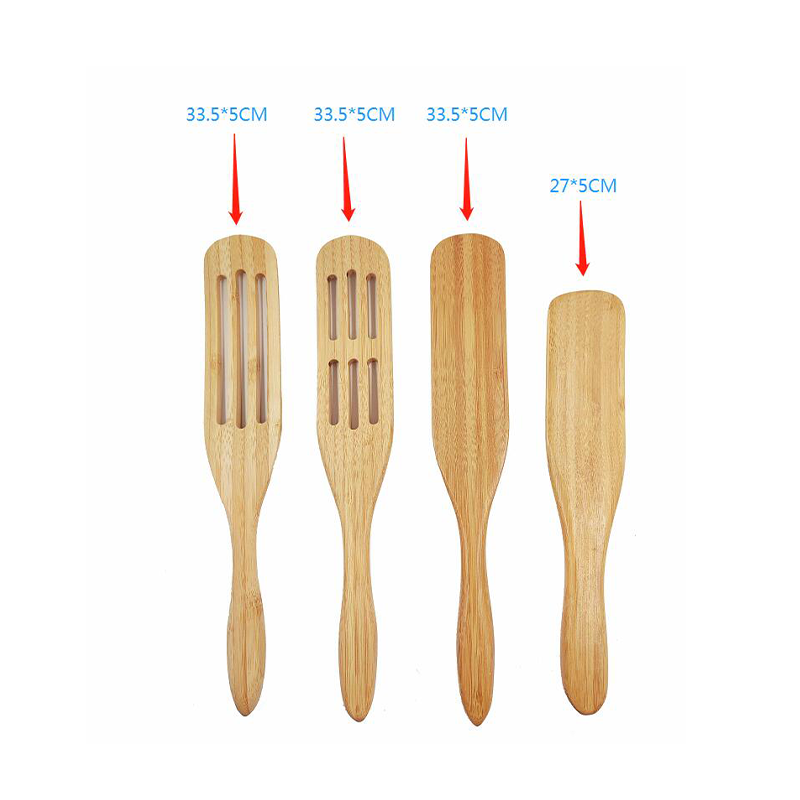 Pop sale 2023 natural bamboo barrel 4 pcs high temperature kitchen cookware set
