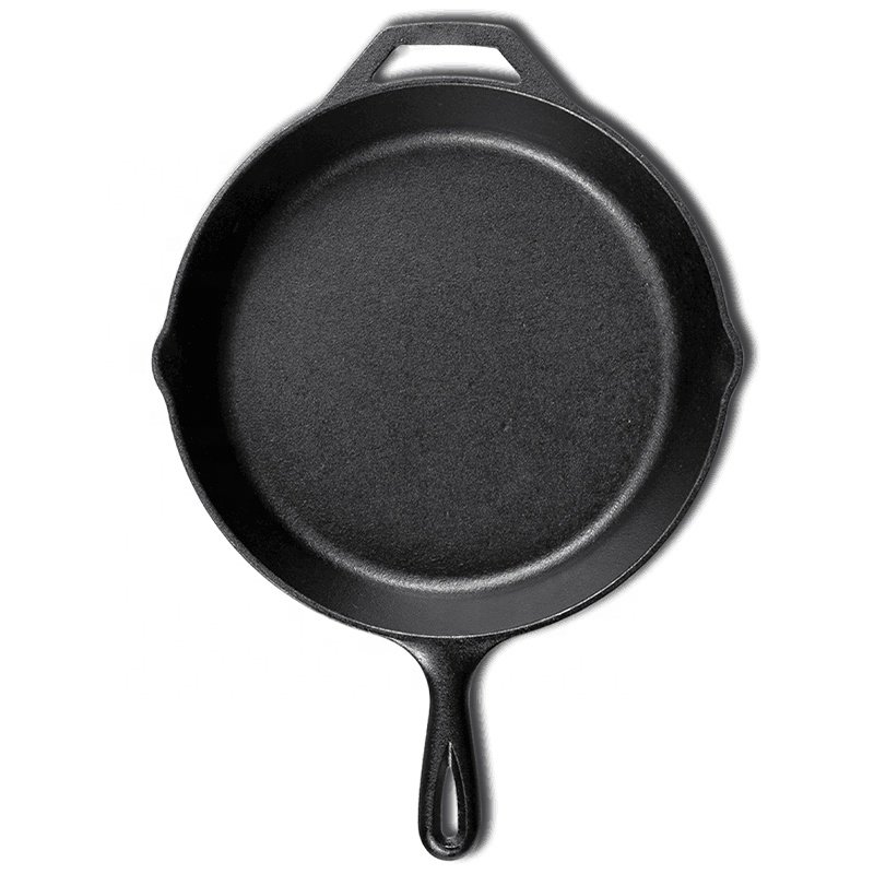 Wholesale cast iron cooking pot nonstick Skillet stir Frying Saute Pans 3pcs Fry pan set cookware set