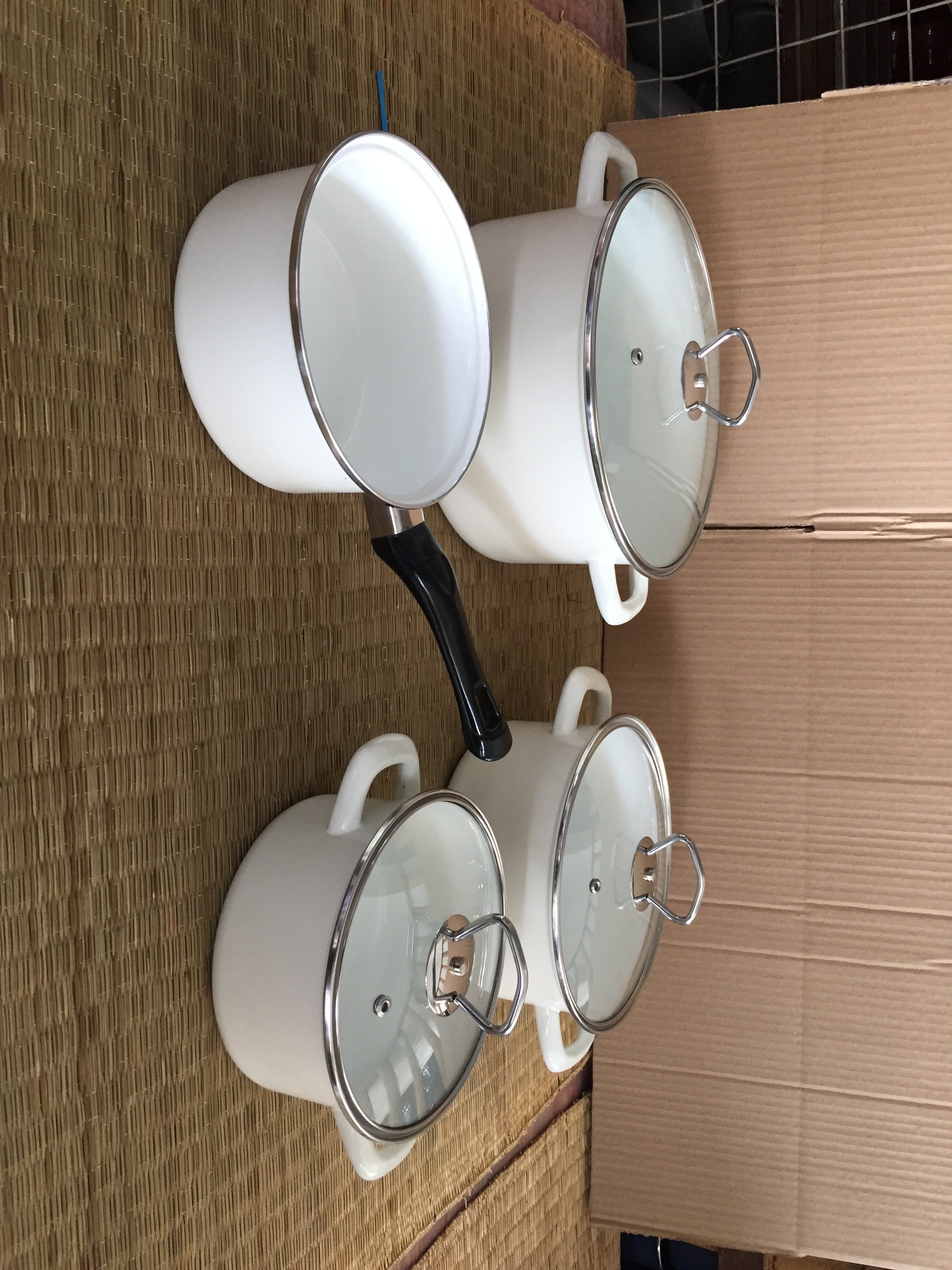 16pcs swiss line cooks club cookwares set germany