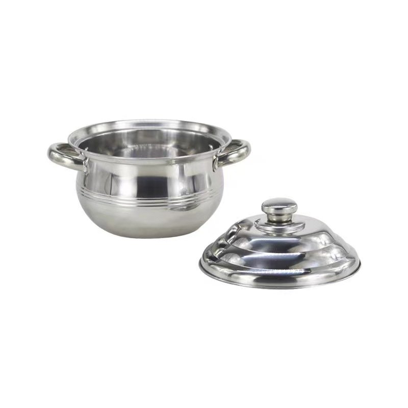 Kitchen cooking cookware multi-purpose colorful stainless steel soup pot cookware set