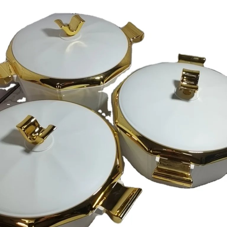 High quality 2L+2.5L+3L 3pcs best sale Stainless Steel Insulated Casseroles Super Max Hotpot