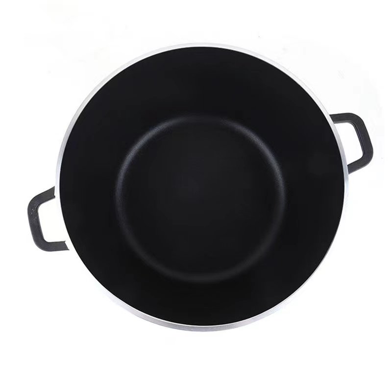 2024 6Pcs Non Stick Die Casting Cast Iron Kitchen Cooing Pot Frying Pan 32/36/48cm Casserole Kitchen Cookware Set