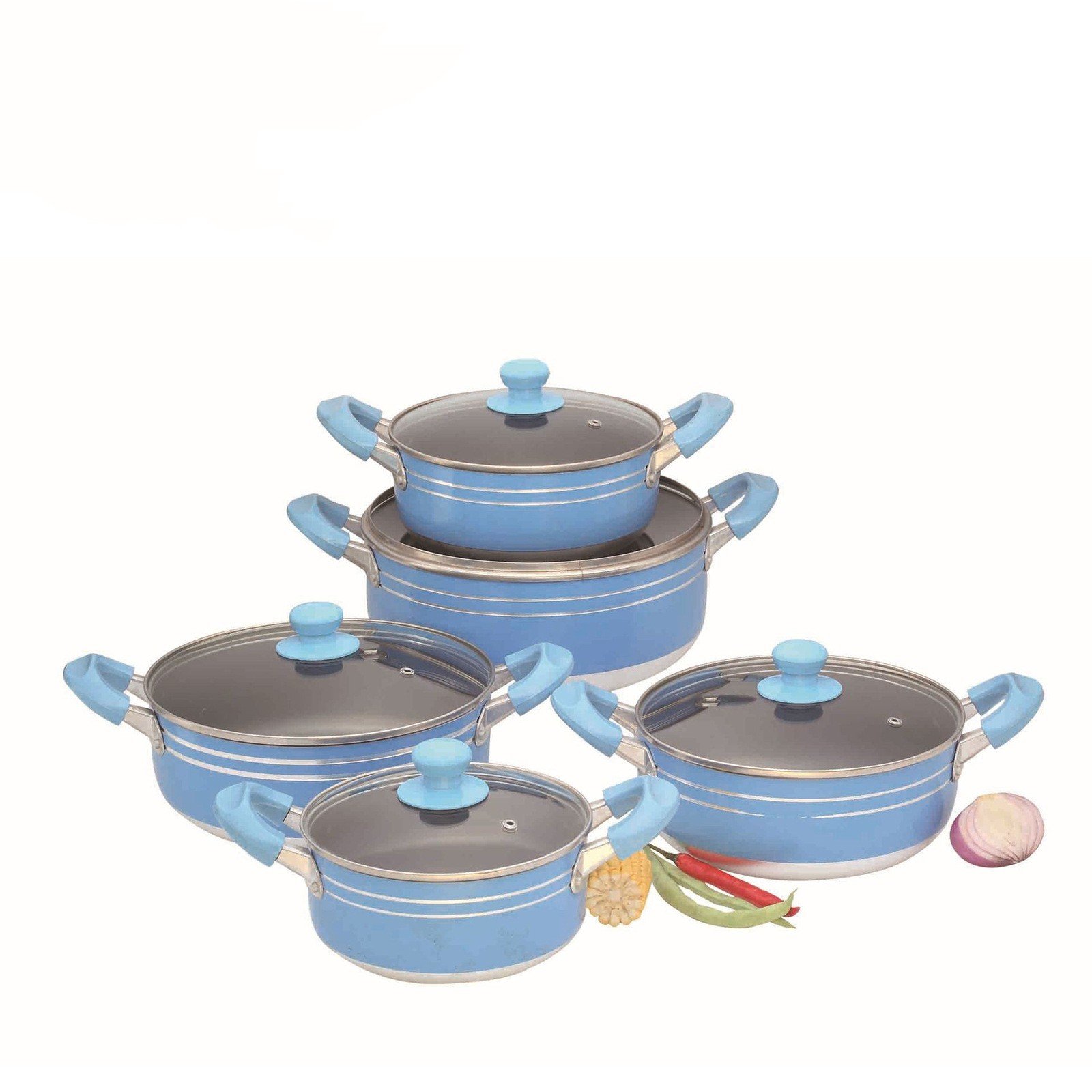 wholesale aluminum nonstick cookware sets casserole&soup pot