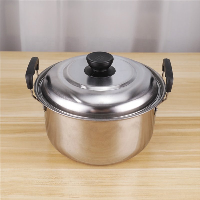Wholesale 10pcs Stainless Steel Cooking Pot Set Soup Pot Set Combination Stainless Steel Cookware Set With SS Lid