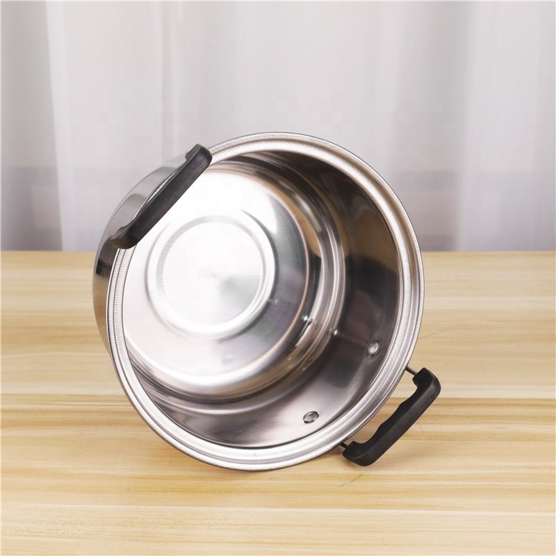 Wholesale 10pcs Stainless Steel Cooking Pot Set Soup Pot Set Combination Stainless Steel Cookware Set With SS Lid