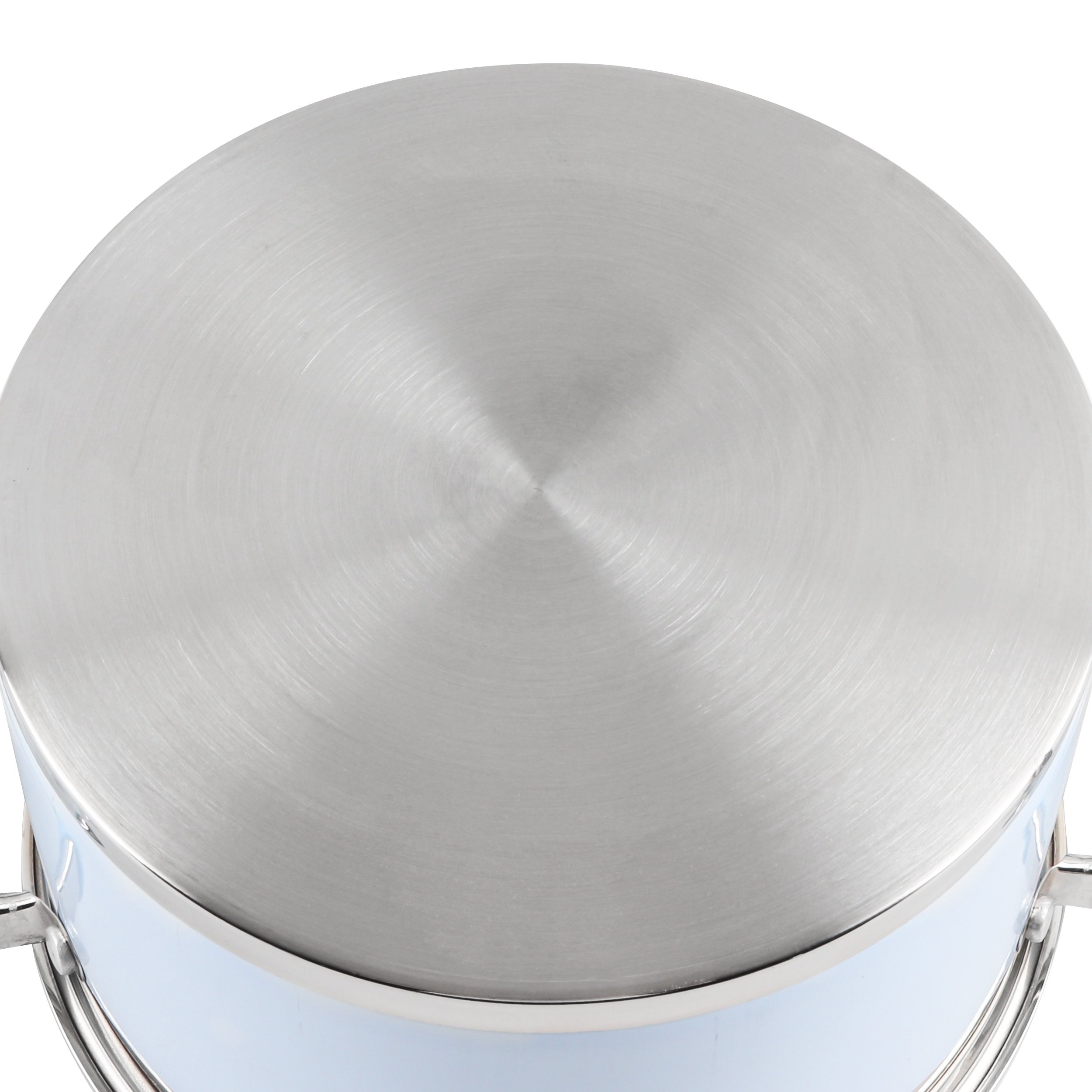 Customized Home Kitchen Ware Stainless Steel Cooking Pot Cookware Set Lid Induction Stove Iron Metal Glass Material