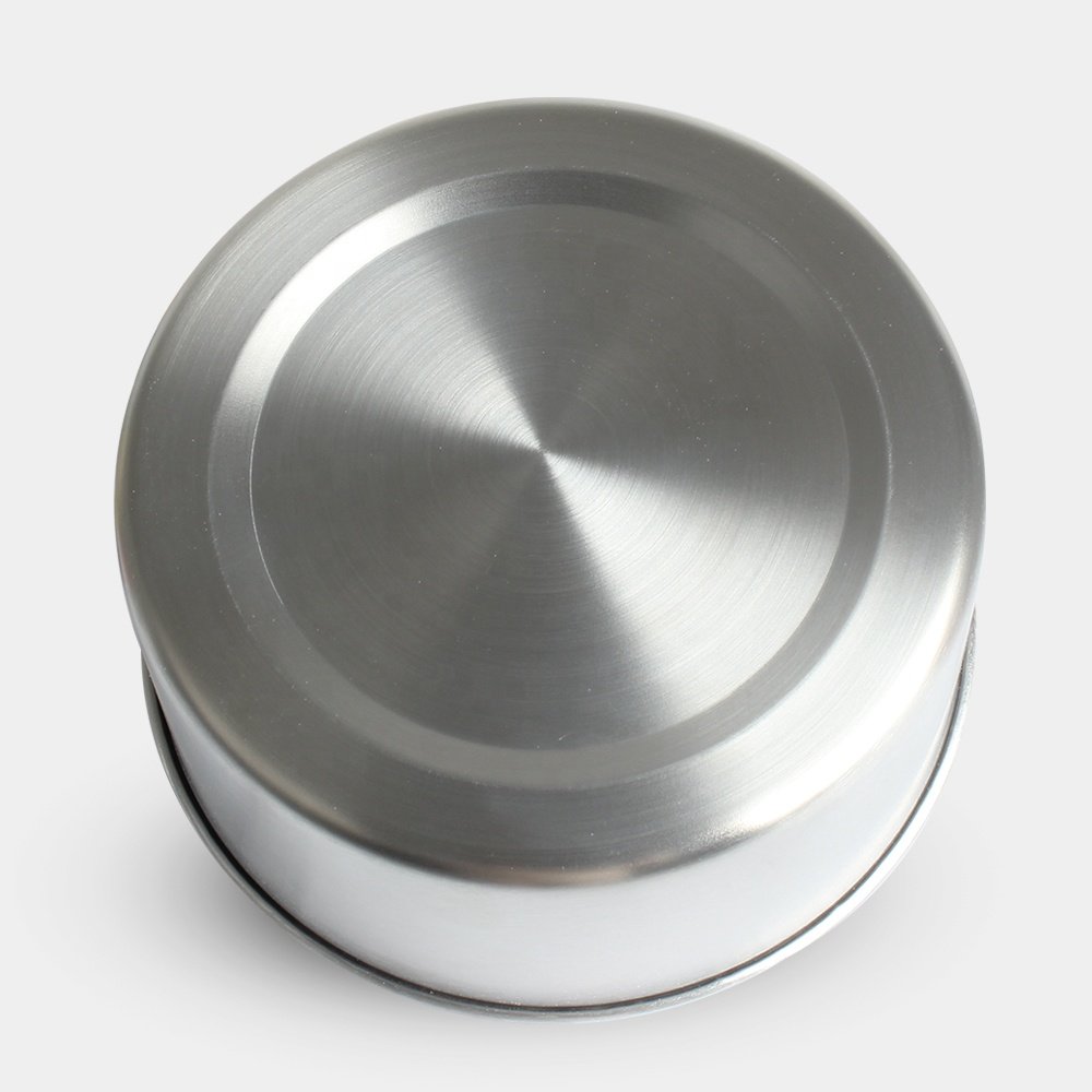 Modern Style Stainless Steel Food Storage Containers with Lids Sustainable Metal Dinnerware Sets Everyday Use Restaurants Hotels