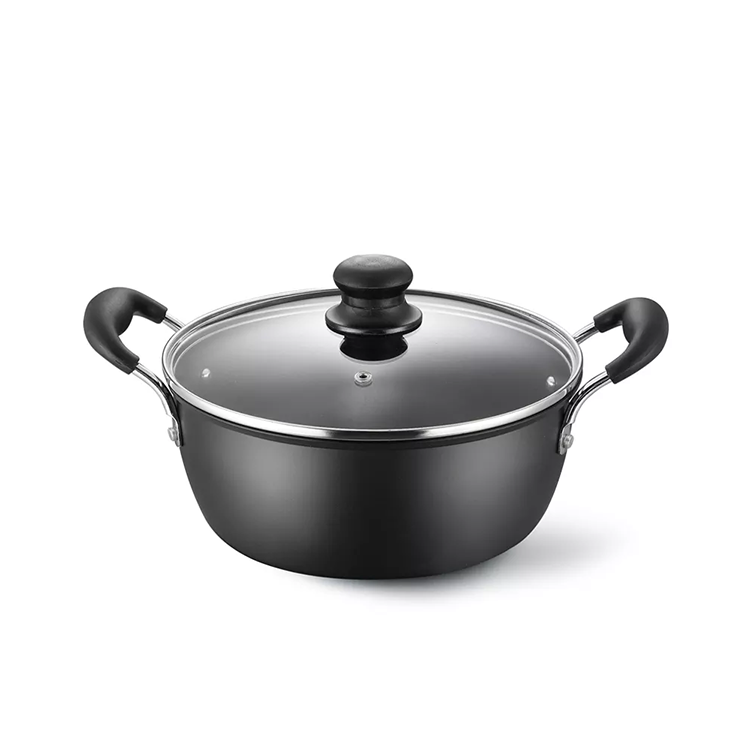 5pc Stainless Steel Cast Iron Safe Edible Cooking Pot Set Non-stick Coated Cookware Sets Household Kitchen Accessories Pot