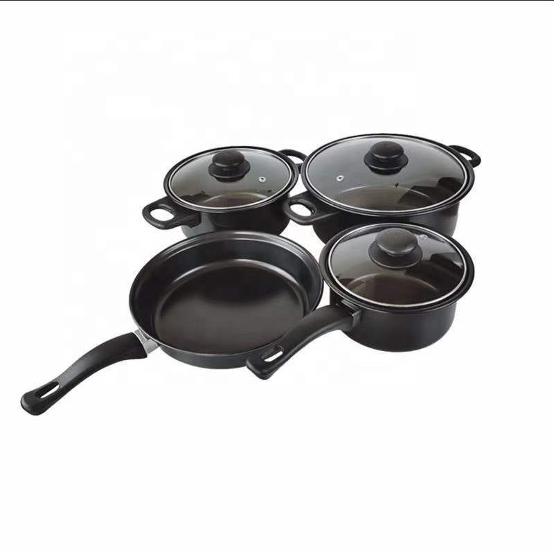 Factory quantity low-cost kitchen kitchenware set non-stick 13 sets cooking pot set non-stick cookware