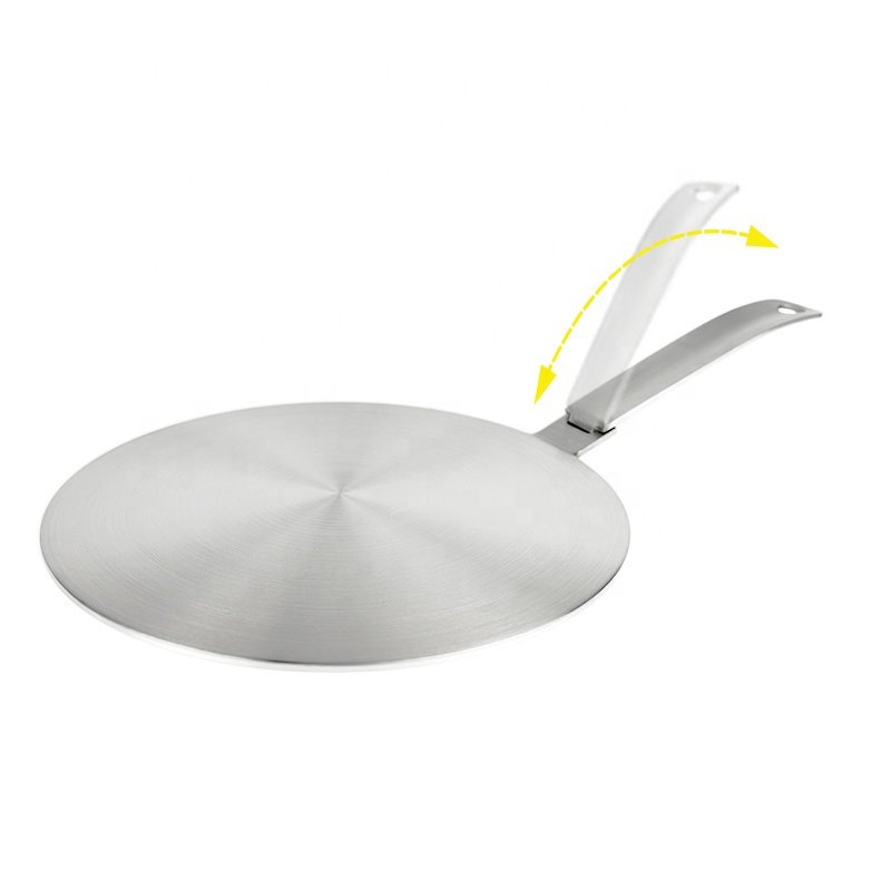 Cookware Sets Induction Hob converter Heat Diffuser Plate Stainless Steel Removable Handle
