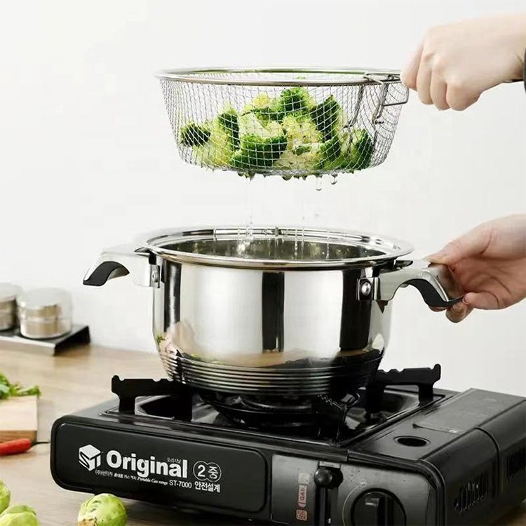 Tianxing Eco-Friendly High Quality Stainless Steel Induction Bottom Saucepan Cooking Stock Pot Non-stick 100 Piece Cookware Set