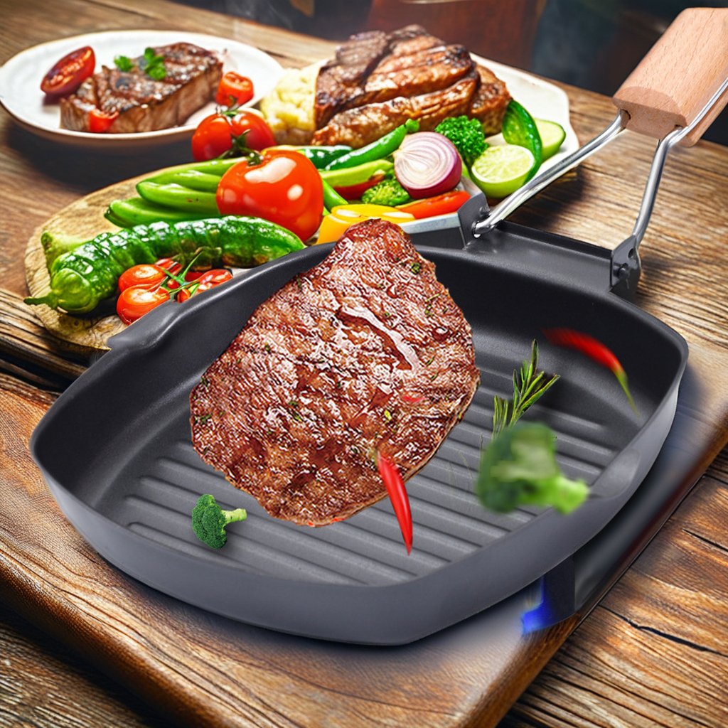 Induction Compatible Household Cookware Set Metal Fry Pan as the Highlight