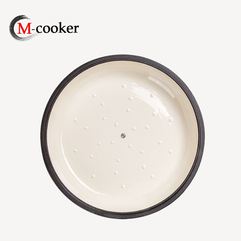 mcooker 2023 new 15pcs kitchen camping colorful enameled cast iron cooking casseroles pots pans cookware sets